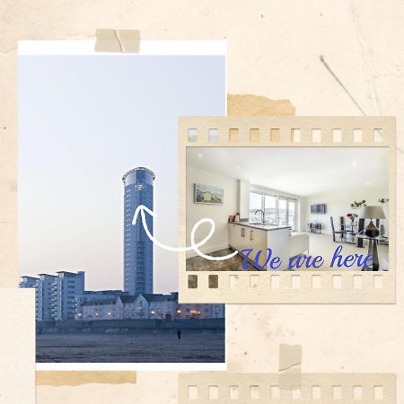 Apartmán Beach On The Doorstep Meridian Tower Marina Swansea Exteriér fotografie
